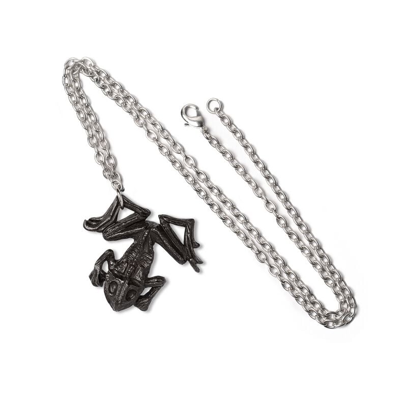 Gothicana By Emp "Black Paddock" Necklace Black-silver By Alchemy Gothic