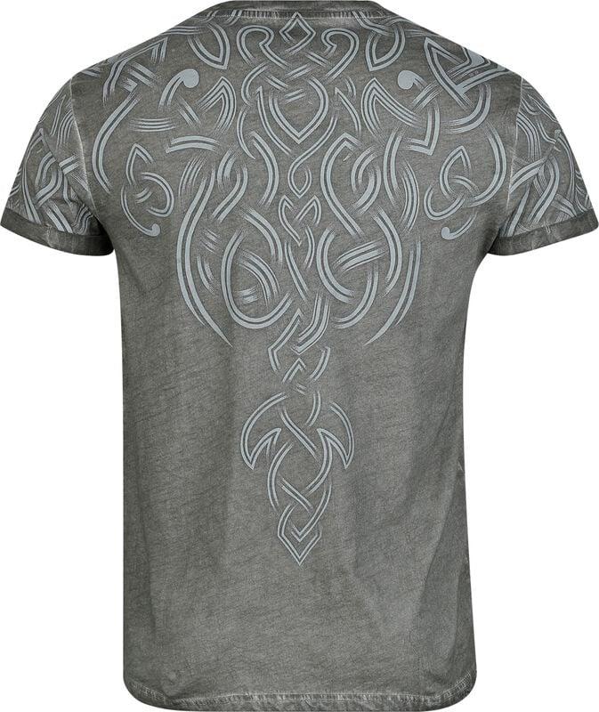Gothicana By Emp "Black Premium By EMP" T-Shirt Grey By Black Premium By EMP