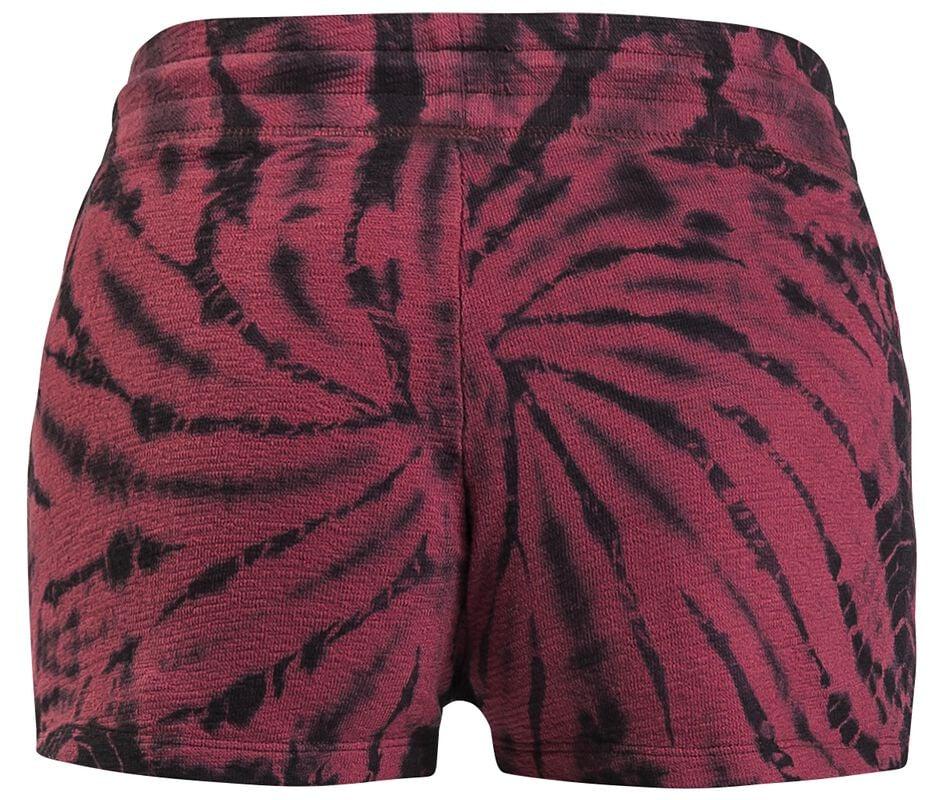 Gothicana By Emp "Black/Red Batik Shorts" Hot Pants Black-red By RED By EMP