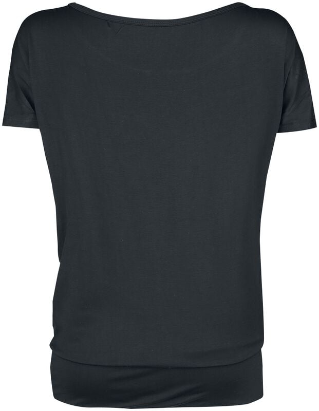 Gothicana By Emp "Black T-shirt With Print And Round Neckline" T-Shirt Black By Gothicana By EMP