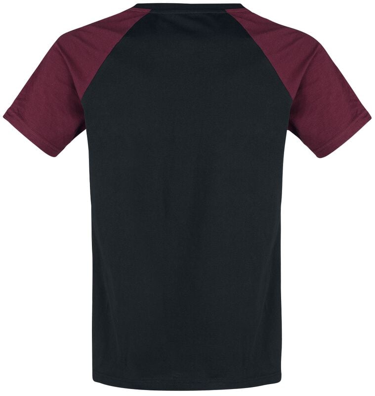Gothicana By Emp "Black T-shirt With Red Rockhand Print" T-Shirt Black By EMP Stage Collection