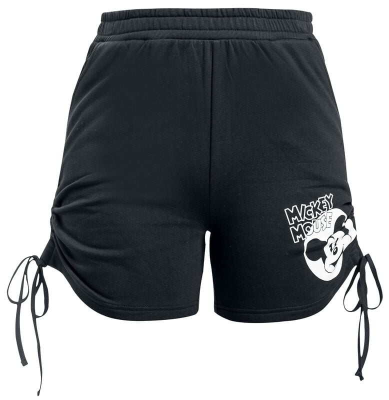 gothicana by emp "Black & White" Hot Pants black by Mickey Mouse