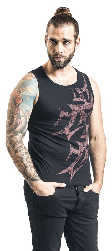 Gothicana By Emp "Blades Tattoo" Tanktop Black By Outer Vision