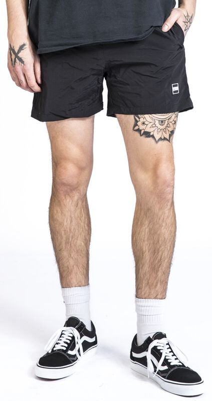 Gothicana By Emp "Block Swim Shorts" Swim Shorts Red By Urban Classics