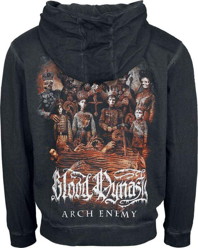 Gothicana By Emp "Blood Dynasty" Hoodie Jacket Anthracite By Arch Enemy