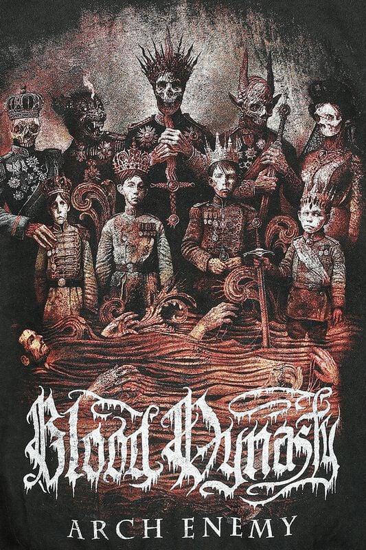 Gothicana By Emp "Blood Dynasty" Hoodie Jacket Anthracite By Arch Enemy