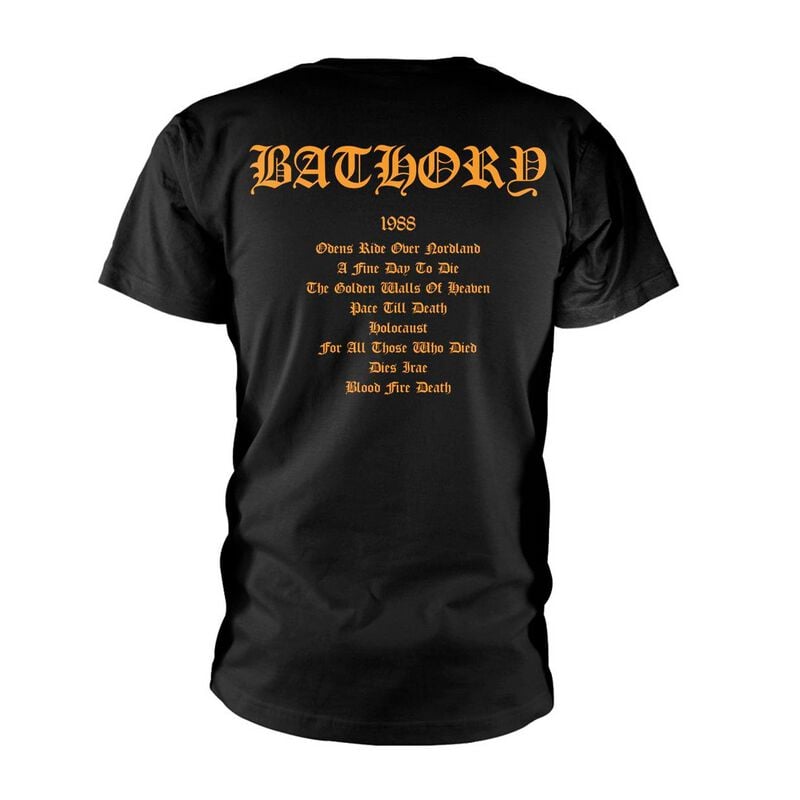 Gothicana By Emp "Blood Fire Death" T-Shirt Black By Bathory