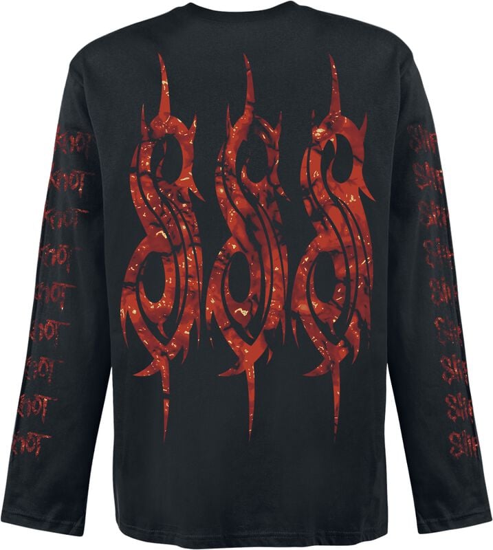 Gothicana By Emp "Bloody Head" Long-sleeve Shirt Black By Slipknot
