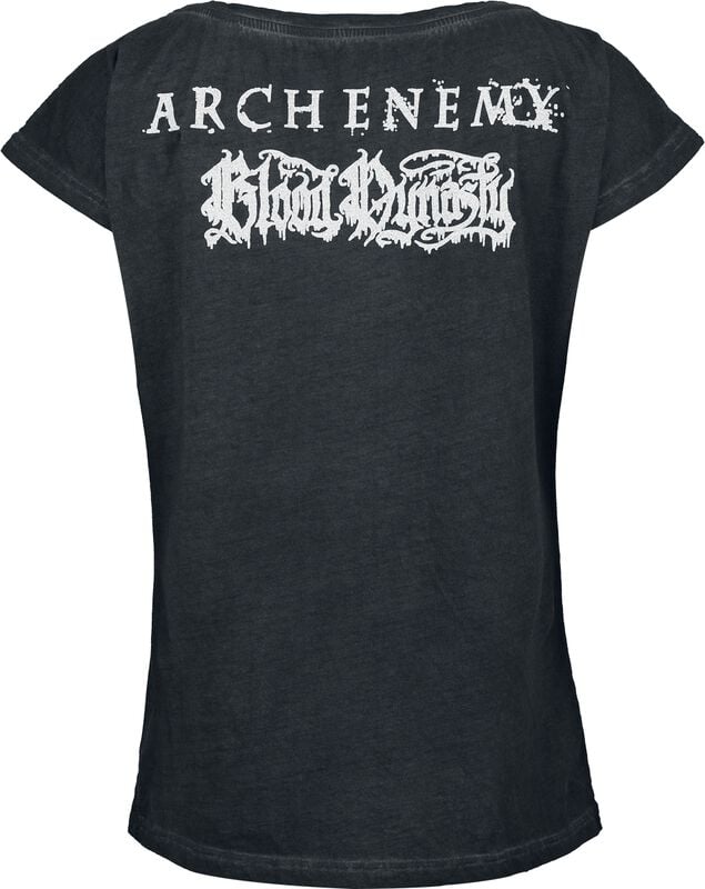 Gothicana By Emp "Bloody Wave - Glow In The Dark" T-Shirt Anthracite By Arch Enemy