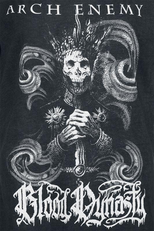 Gothicana By Emp "Bloody Wave - Glow In The Dark" T-Shirt Anthracite By Arch Enemy