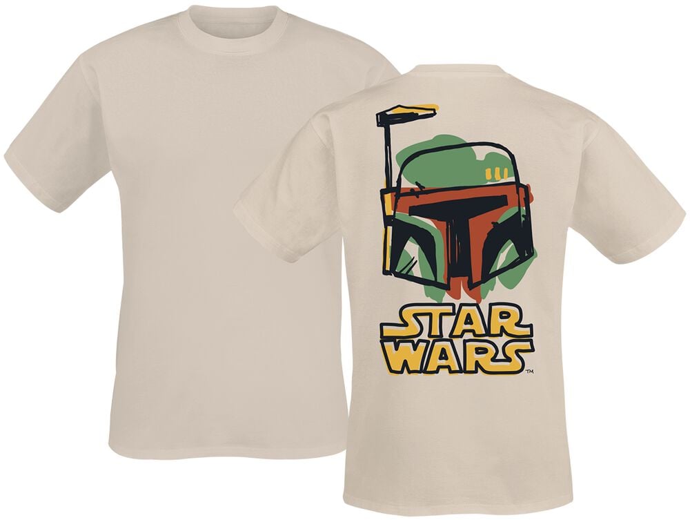 gothicana by emp "Boba Fett - Doodle" T-Shirt natural by Star Wars