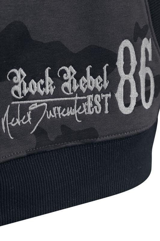 Gothicana By Emp "Bodies" Hoodie Dark Grey By Rock Rebel By EMP