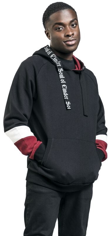 Gothicana By Emp "Bonfire" Hoodie Black-red By Dark Souls