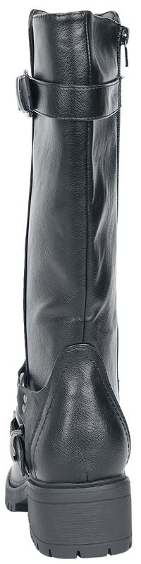 Gothicana By Emp "Boots With Buckles And Studs" Boots Black By Rock Rebel By EMP