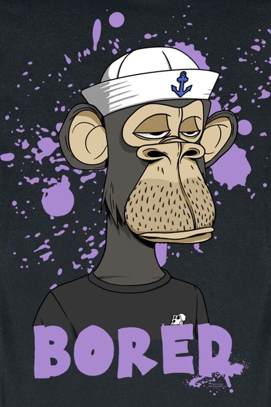 Gothicana By Emp "Bored Captain" T-Shirt Black By Bored Of Directors