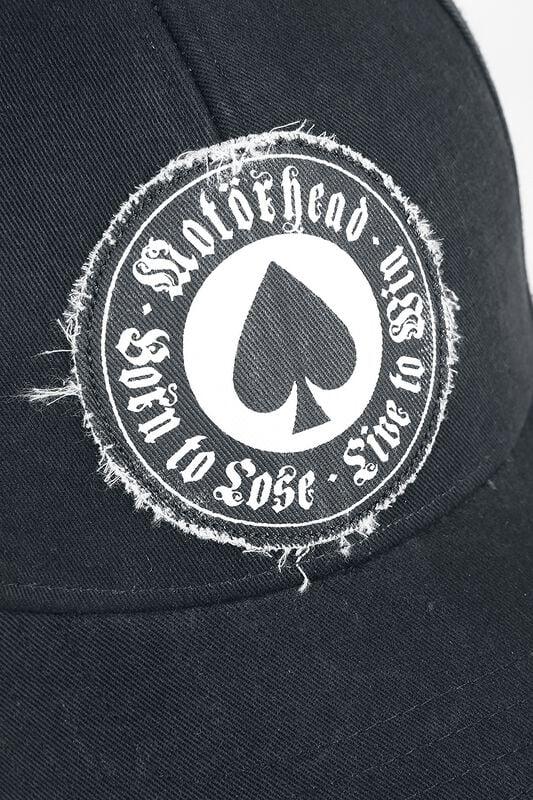 Gothicana By Emp "Born To Lose - Baseball Cap" Cap Black By Motörhead