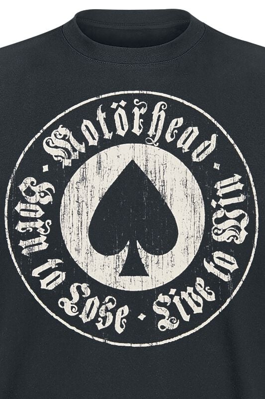 Gothicana By Emp "Born To Lose" T-Shirt Black By Motörhead