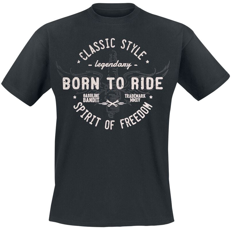 gothicana by emp "Born To Ride" T-Shirt black by Gasoline Bandit