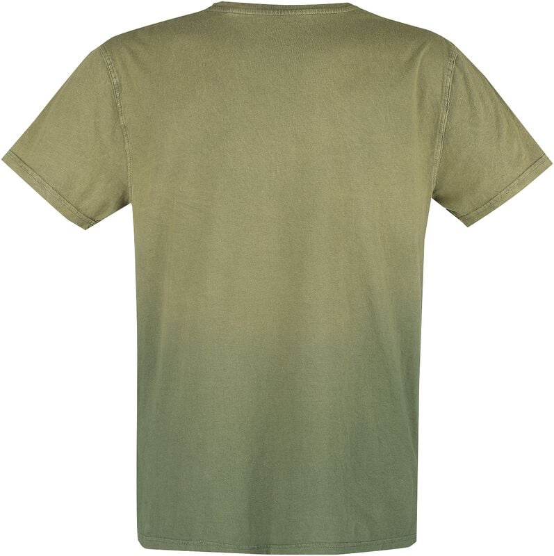 Gothicana By Emp "Boulder Tattoo" T-Shirt Green By Outer Vision