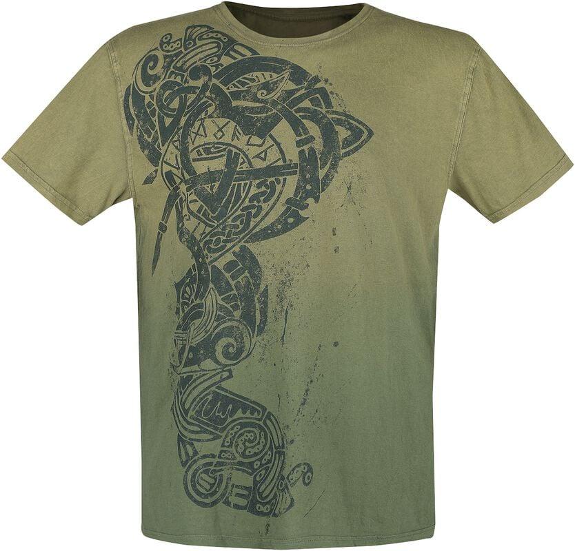 gothicana by emp "Boulder Tattoo" T-Shirt green by Outer Vision