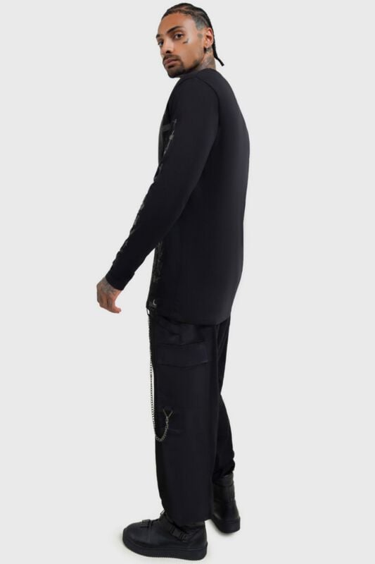 Gothicana By Emp "Brander's Torment Joggers" Tracksuit Trousers Black By Killstar