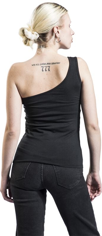 Gothicana By Emp "Brandit Women’s Bandeau Top - Abbey" Top Black By Brandit
