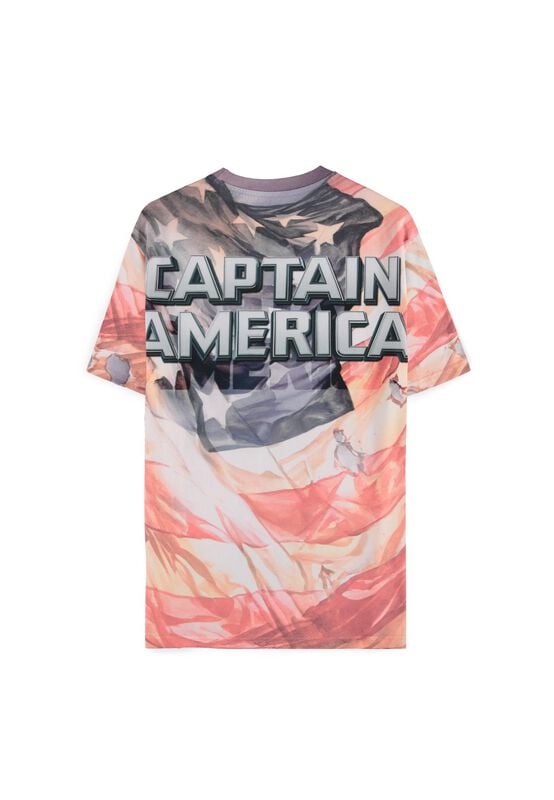 Gothicana By Emp "Brave New World - Captain America - Flag" T-Shirt Multicolour By Captain America