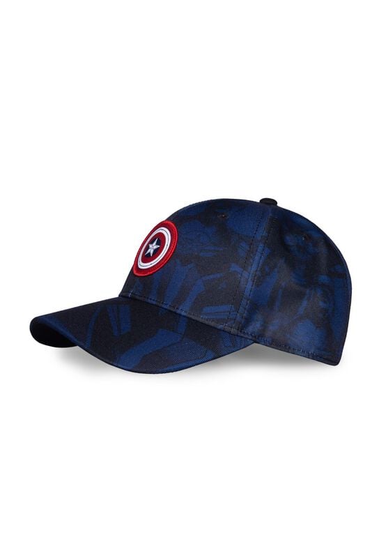 Gothicana By Emp "Brave New World - Captain America - Shield" Cap Multicolour By Captain America