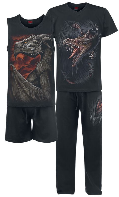 gothicana by emp "Breaking Out" Pyjama black by Spiral