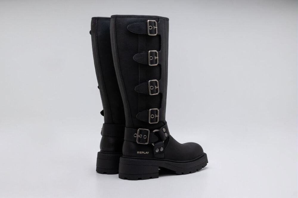 Gothicana By Emp "BRIGITTE MULTI" Boot Black By Replay Footwear