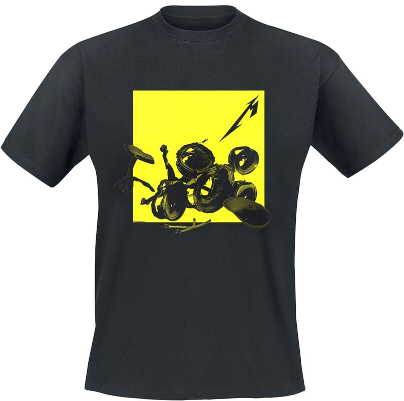 gothicana by emp "Broken/Burnt Drums (M72)" T-Shirt black by Metallica