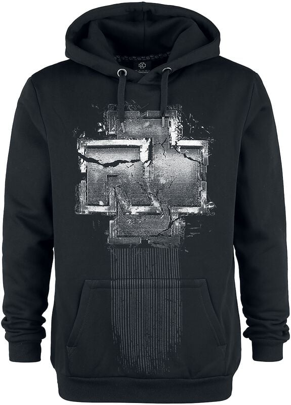 gothicana by emp "Broken Logo" Hoodie black by Rammstein