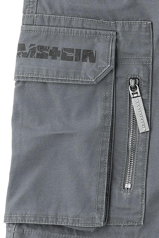 Gothicana By Emp "Broken Logo" Shorts Grey By Rammstein