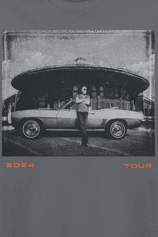Gothicana By Emp "Bruce Springsteen" Long-sleeve Shirt Charcoal By Bruce Springsteen