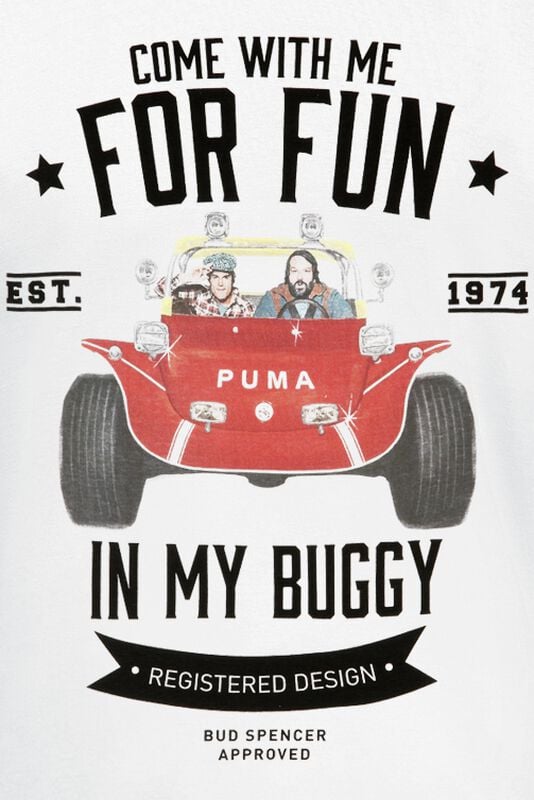 Gothicana By Emp "Buggy" T-Shirt White By Bud Spencer