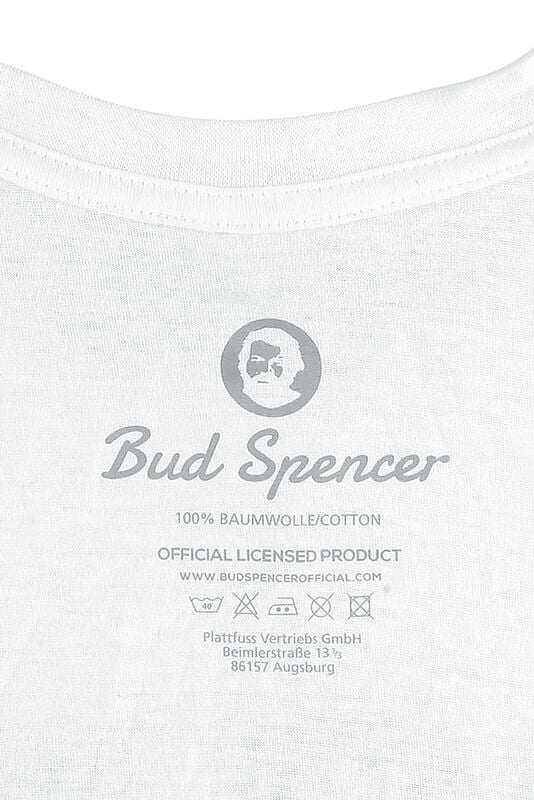Gothicana By Emp "Buggy" T-Shirt White By Bud Spencer