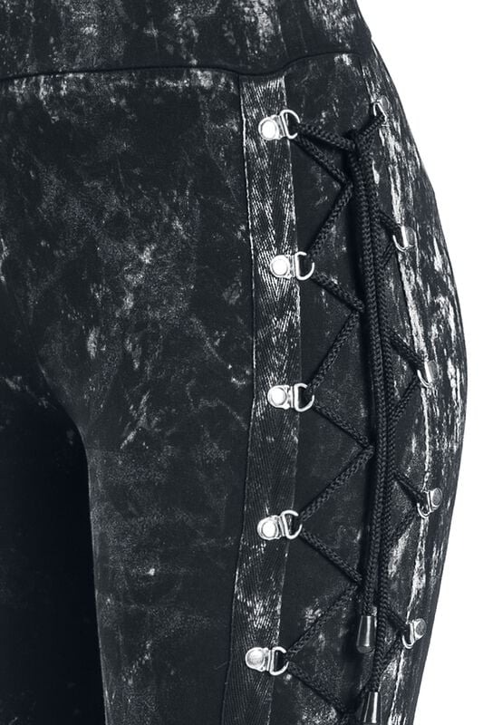 Gothicana By Emp "Built For Comfort" Leggings Grey By Black Premium By EMP