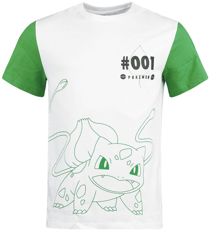 gothicana by emp "Bulbasaur" T-Shirt white-green by Pokémon