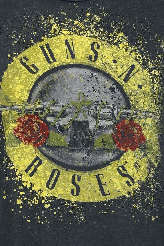 Gothicana By Emp "Bullet Logo" T-Shirt Anthracite By Guns N' Roses