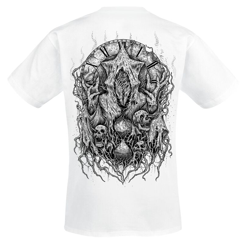 Gothicana By Emp "Buried Time" T-Shirt White By In Flames
