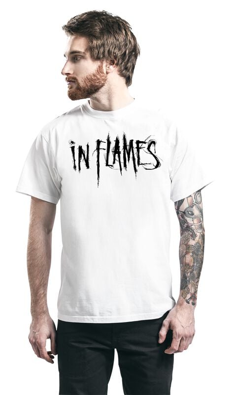 Gothicana By Emp "Buried Time" T-Shirt White By In Flames