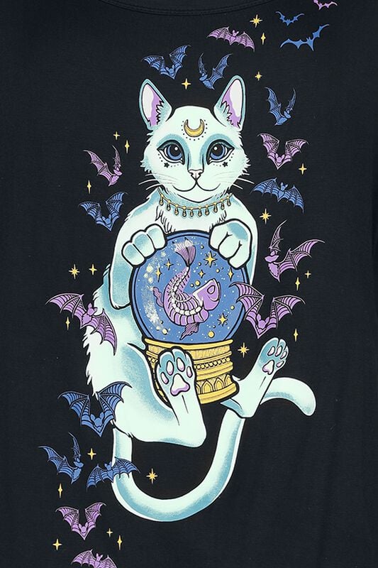 Gothicana By Emp "Busting Loose" Long-sleeve Shirt Black By Full Volume By EMP