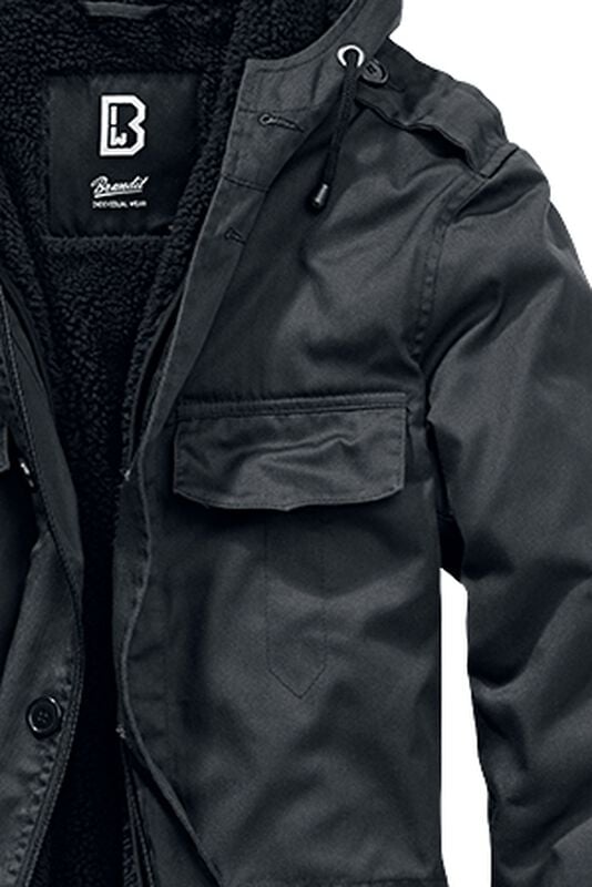 Gothicana By Emp "BW Parka Forest" Parka Black By Brandit