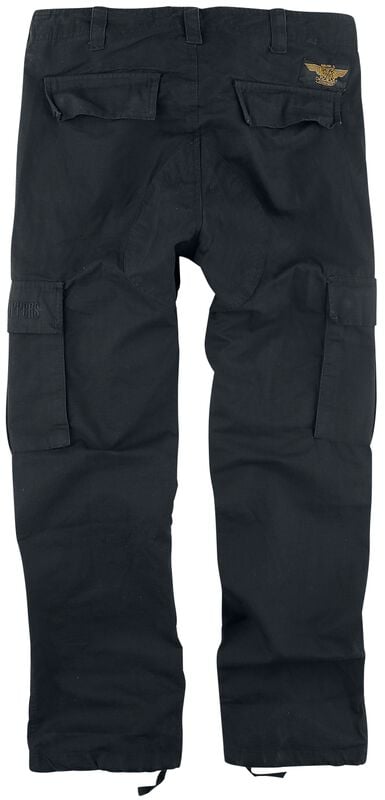 Gothicana By Emp "Caine Ripstop Cargo Trousers" Cargo Trousers Black By West Coast Choppers