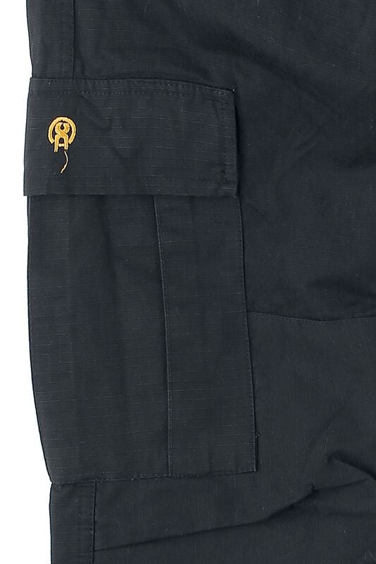 Gothicana By Emp "Caine Ripstop Cargo Trousers" Cargo Trousers Black By West Coast Choppers