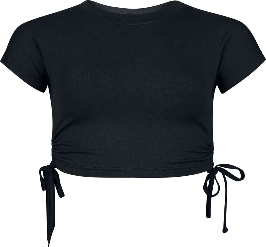 gothicana by emp "Calantha Crop Top" T-Shirt black by Innocent
