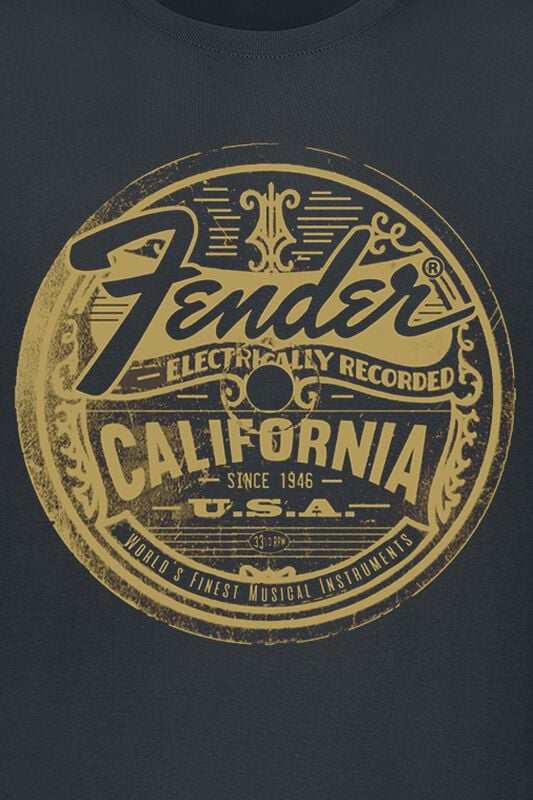 Gothicana By Emp "California" T-Shirt Black By Fender