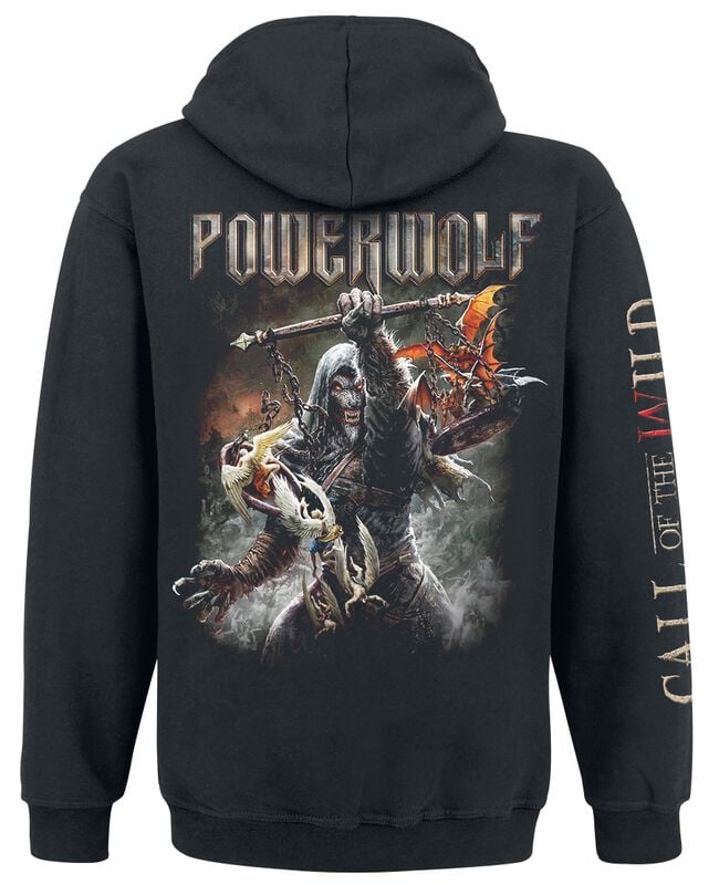 Gothicana By Emp "Call Of The Wild" Hoodie Black By Powerwolf