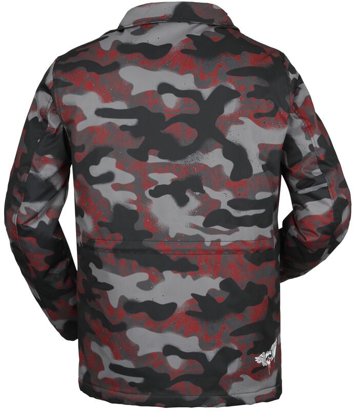 Gothicana By Emp "Camouflage Winter Jacket" Winter Jacket Camouflage By Rock Rebel By EMP