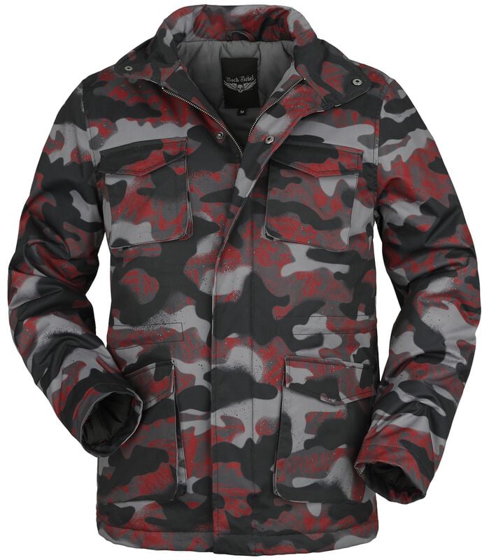 gothicana by emp "Camouflage winter jacket" Winter Jacket camouflage by Rock Rebel by EMP